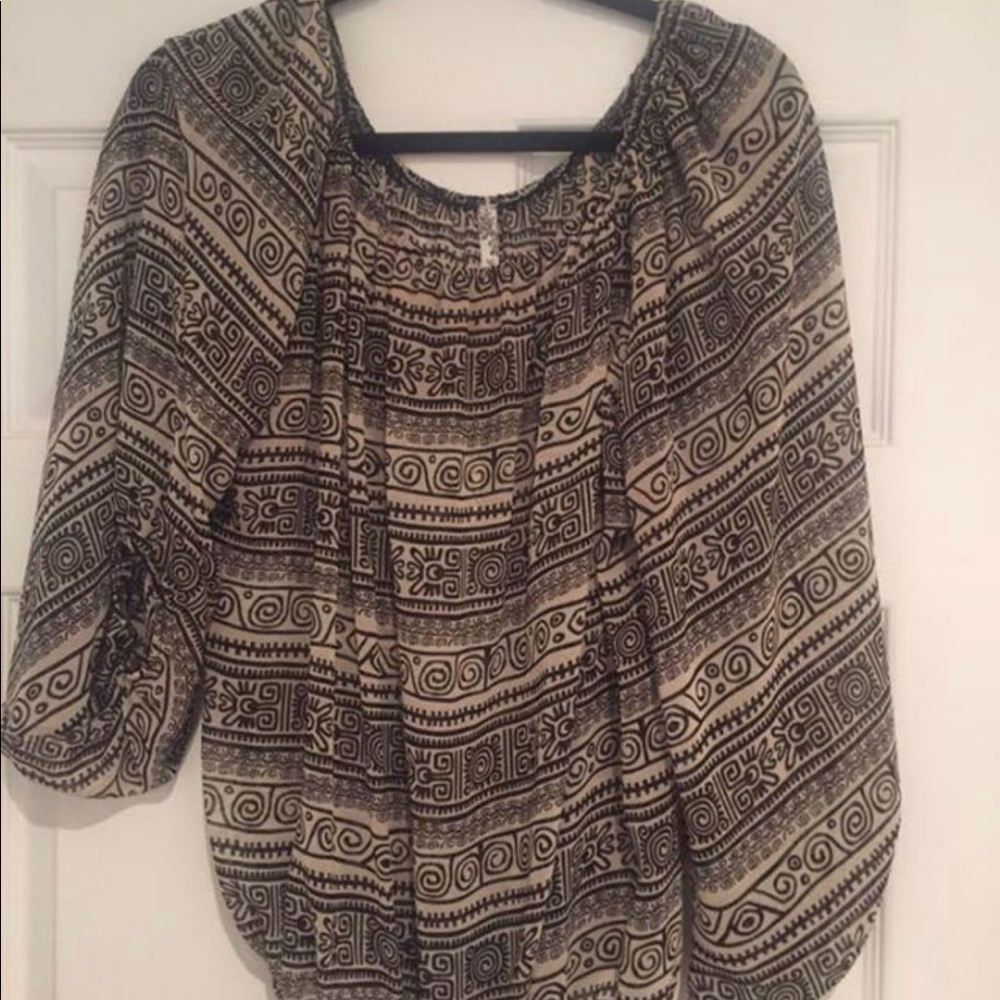 Sheer boutique top